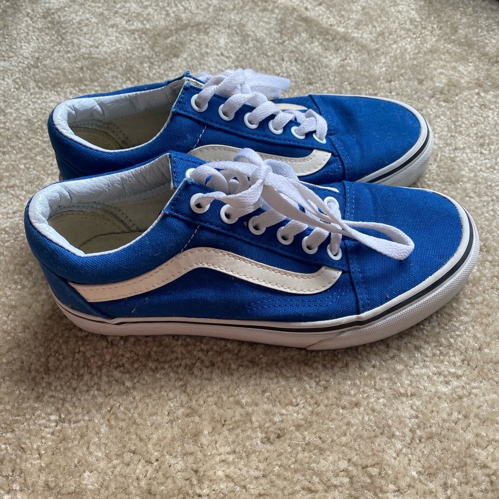 Blue unisex vans